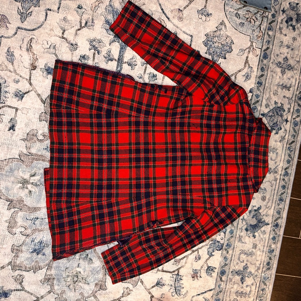 Pendleton Vibrant Red and Black Checkered Coat - Picture 7 of 8